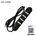 ALARGADOR 4 ENCHUFES NEGRO 1.5MTS